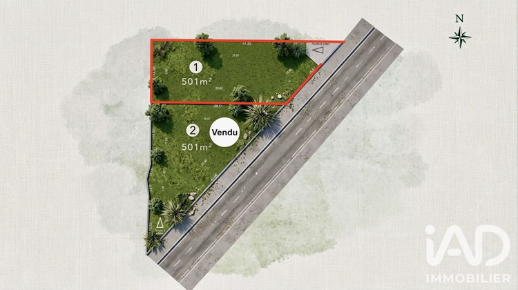 Ma-Cabane - Vente Terrain Redessan, 501 m²