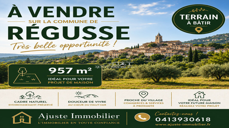 Ma-Cabane - Vente Terrain REGUSSE, 957 m²