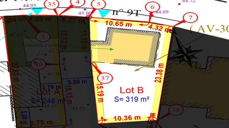 Ma-Cabane - Vente Terrain RENNES, 319 m²