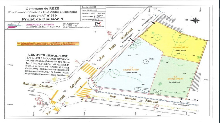 Ma-Cabane - Vente Terrain Rezé, 300 m²
