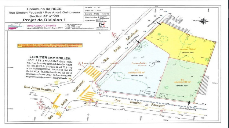 Ma-Cabane - Vente Terrain Rezé, 478 m²