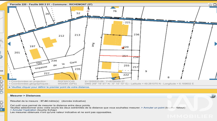 Ma-Cabane - Vente Terrain Richemont, 914 m²