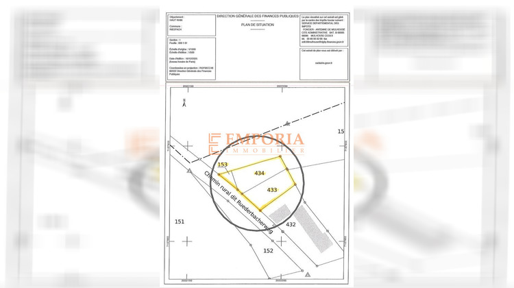 Ma-Cabane - Vente Terrain Riespach, 606 m²