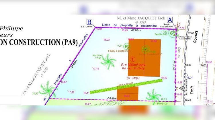 Ma-Cabane - Vente Terrain Rions, 600 m²