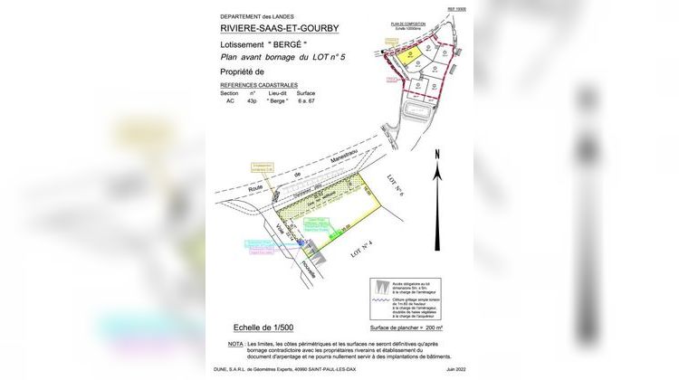 Ma-Cabane - Vente Terrain Rivière-Saas-et-Gourby, 667 m²