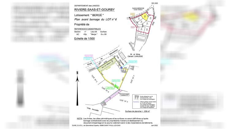 Ma-Cabane - Vente Terrain Rivière-Saas-et-Gourby, 689 m²