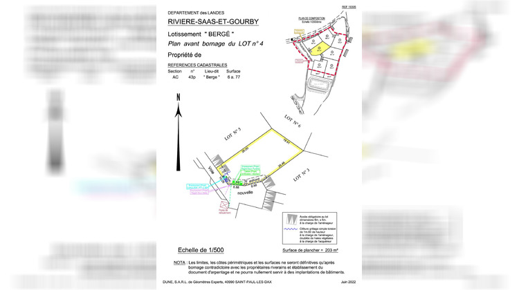 Ma-Cabane - Vente Terrain Rivière-Saas-et-Gourby, 677 m²