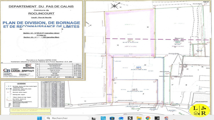 Ma-Cabane - Vente Terrain Roclincourt, 1521 m²