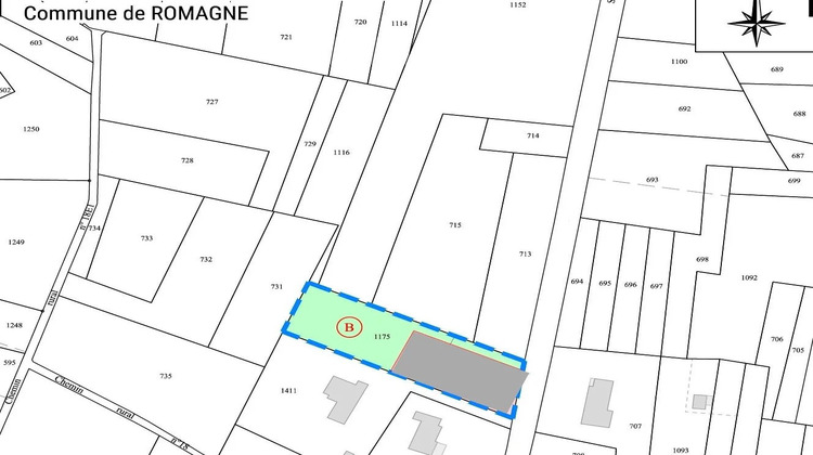 Ma-Cabane - Vente Terrain Romagne, 1200 m²