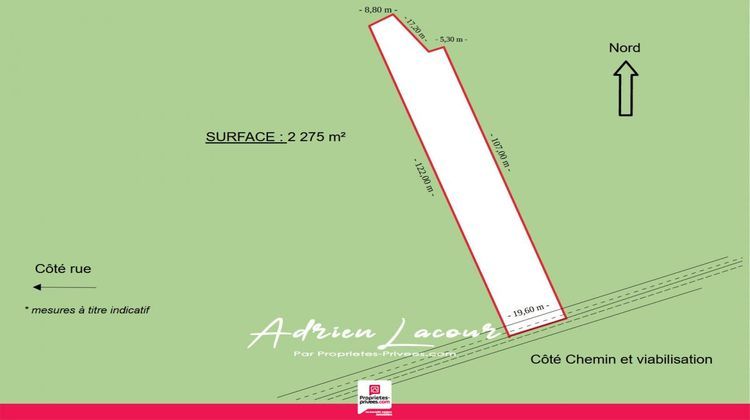 Ma-Cabane - Vente Terrain ROMORANTIN LANTHENAY, 2275 m²