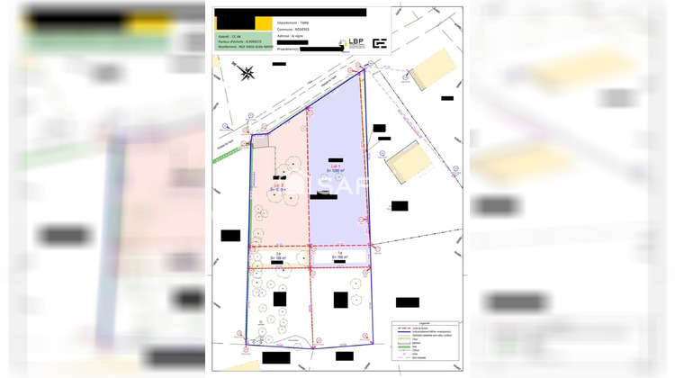 Ma-Cabane - Vente Terrain Rosieres, 1485 m²