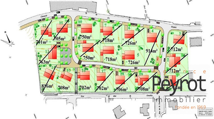 Ma-Cabane - Vente Terrain Rouffiac-d'Aude, 708 m²