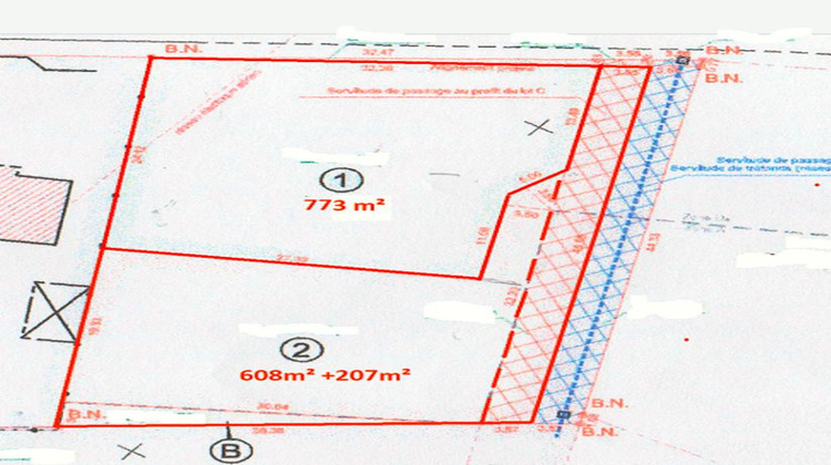 Ma-Cabane - Vente Terrain ROZIERES EN BEAUCE, 815 m²