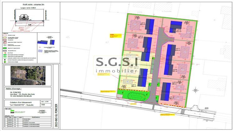 Ma-Cabane - Vente Terrain Ruaudin, 399 m²