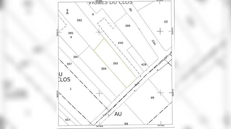 Ma-Cabane - Vente Terrain RUFFEY-LE-CHATEAU, 880 m²