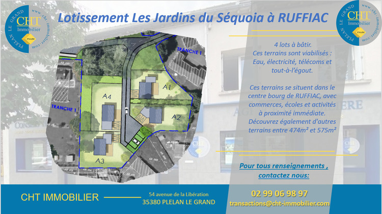 Ma-Cabane - Vente Terrain Ruffiac, 496 m²