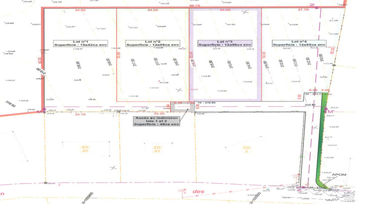 Ma-Cabane - Vente Terrain RUHANS, 1295 m²