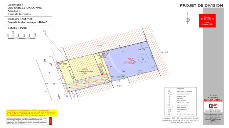 Ma-Cabane - Vente Terrain Sables d'Olonne, 245 m²