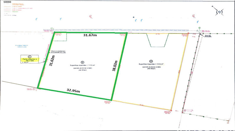 Ma-Cabane - Vente Terrain Saint-Étienne-Au-Temple, 1113 m²