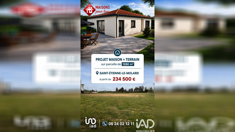 Ma-Cabane - Vente Terrain Saint-Étienne-le-Molard, 1280 m²