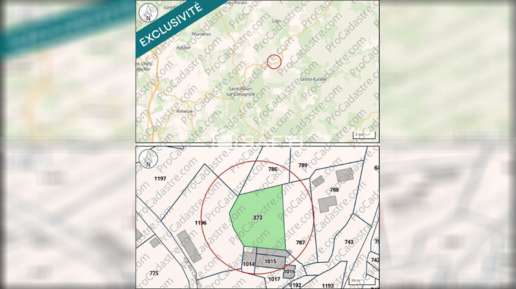 Ma-Cabane - Vente Terrain Saint-Alban-sur-Limagnole, 1620 m²