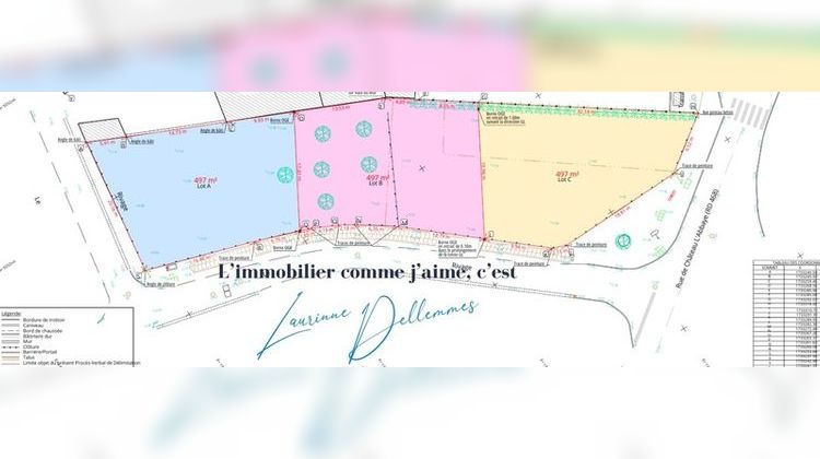 Ma-Cabane - Vente Terrain SAINT AMAND LES EAUX, 497 m²