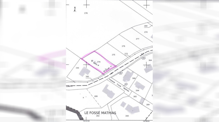 Ma-Cabane - Vente Terrain SAINT AMAND SUR FION, 991 m²