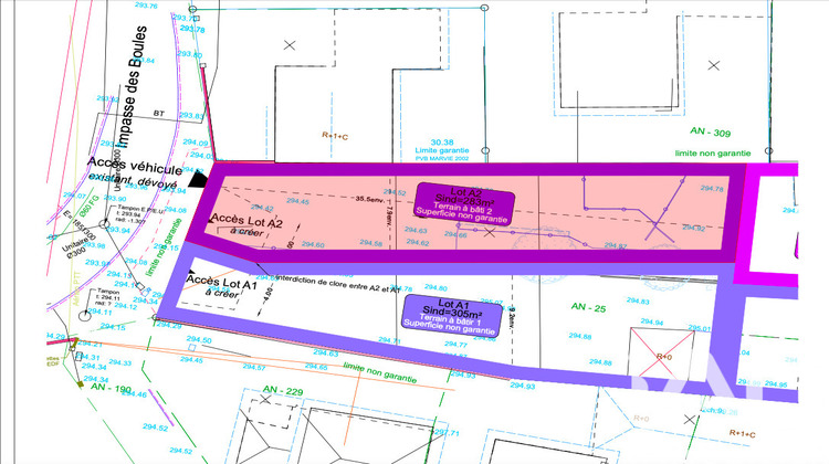 Ma-Cabane - Vente Terrain Saint-André-de-Corcy, 283 m²