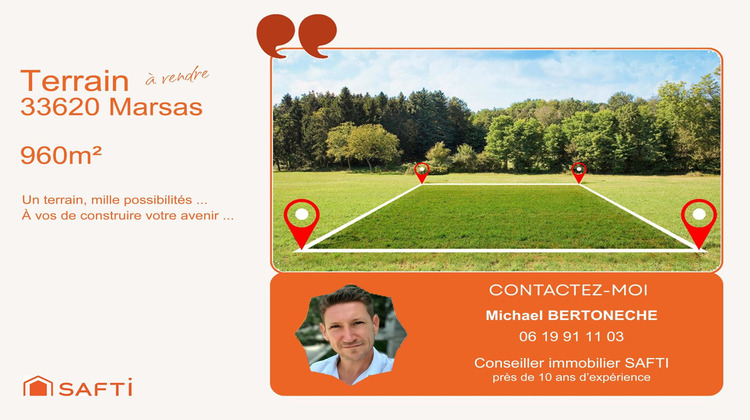 Ma-Cabane - Vente Terrain Saint-Andre-de-Cubzac, 983 m²