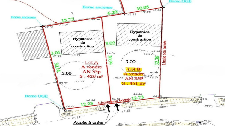 Ma-Cabane - Vente Terrain Saint-Andre-de-Cubzac, 451 m²