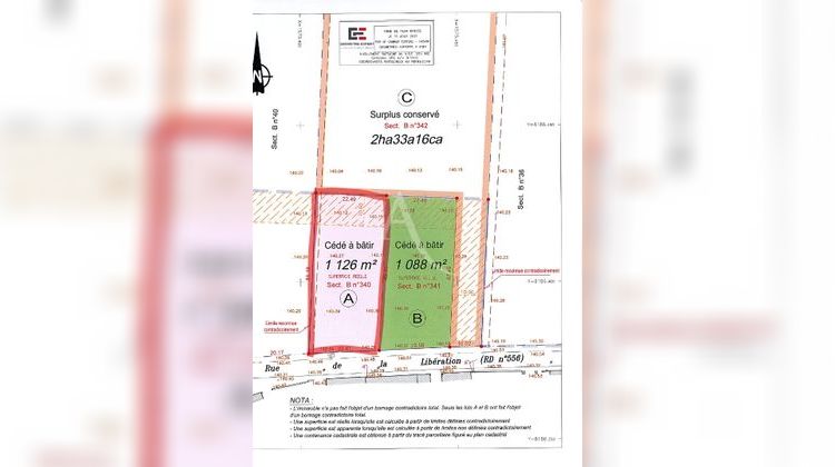 Ma-Cabane - Vente Terrain SAINT-ANDRE-DE-L'EURE, 1126 m²