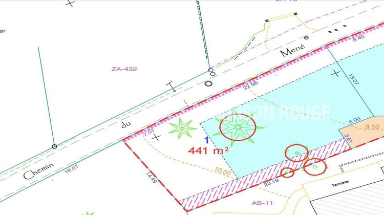 Ma-Cabane - Vente Terrain SAINT-ARMEL, 441 m²