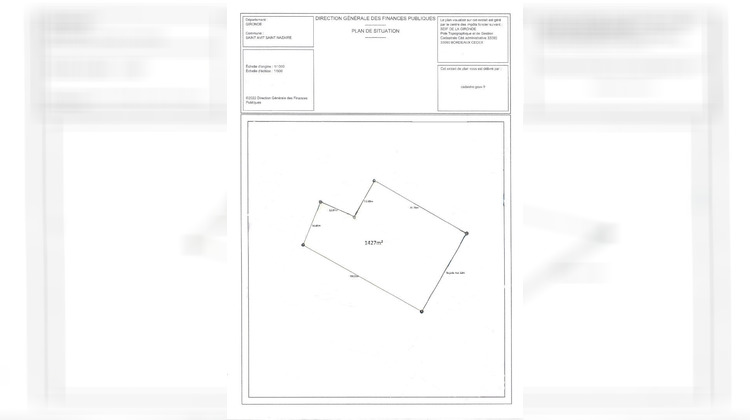 Ma-Cabane - Vente Terrain SAINT-AVIT-SAINT-NAZAIRE, 1427 m²