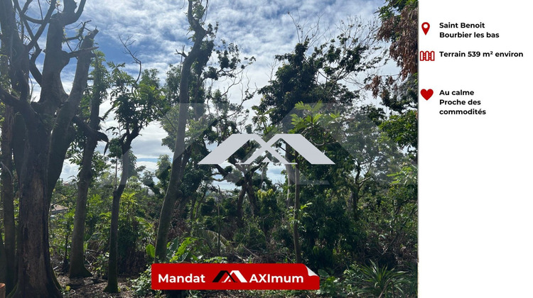 Ma-Cabane - Vente Terrain Saint-Benoît, 539 m²