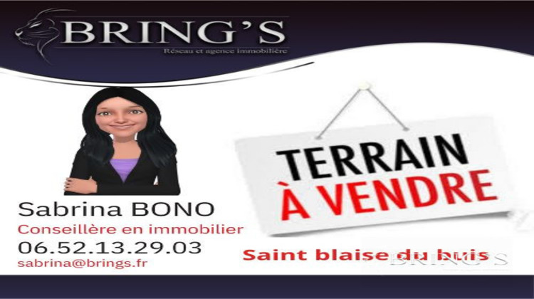 Ma-Cabane - Vente Terrain Saint-Blaise-du-Buis, 455 m²