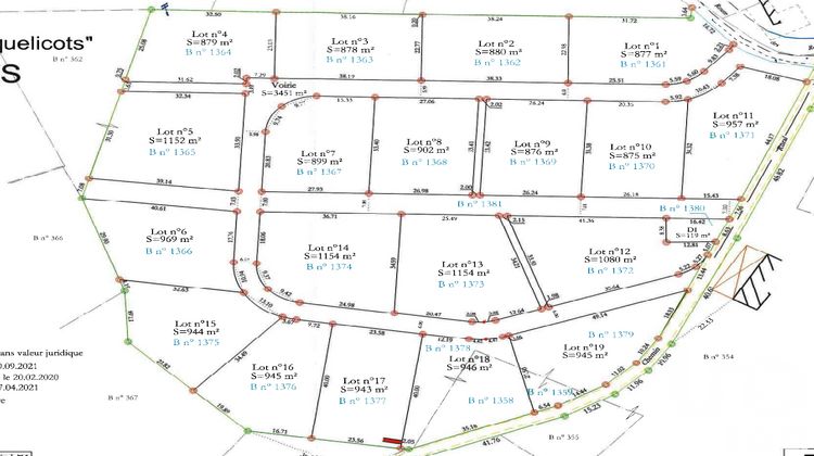 Ma-Cabane - Vente Terrain Saint-Bonnet-l'Enfantier,, 899 m²