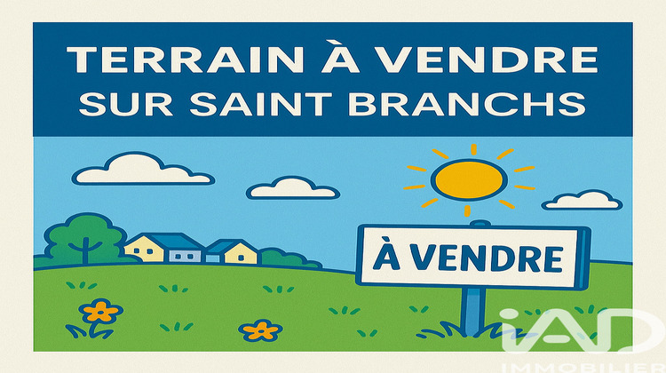 Ma-Cabane - Vente Terrain Saint-Branchs, 594 m²