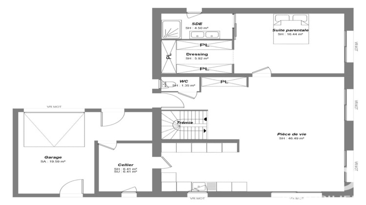 Ma-Cabane - Vente Terrain Saint-Branchs, 1185 m²