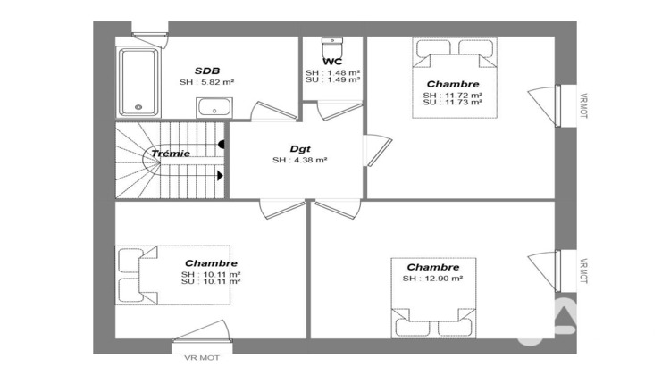 Ma-Cabane - Vente Terrain Saint-Branchs, 1185 m²