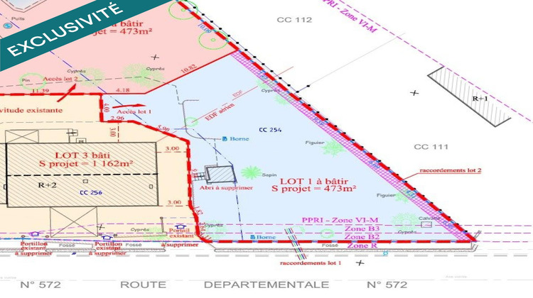 Ma-Cabane - Vente Terrain Saint-Cannat, 473 m²