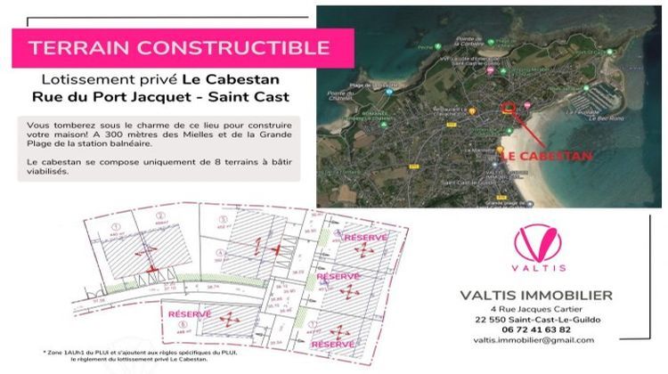 Ma-Cabane - Vente Terrain Saint-Cast-le-Guildo, 440 m²