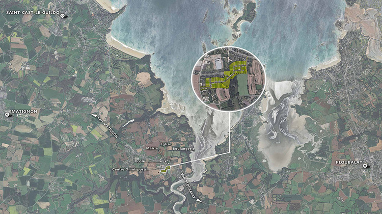 Ma-Cabane - Vente Terrain SAINT-CAST-LE-GUILDO, 375 m²