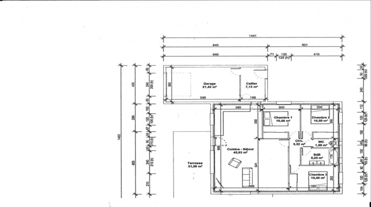 Ma-Cabane - Vente Terrain Saint-Césaire-de-Gauzignan, 658 m²