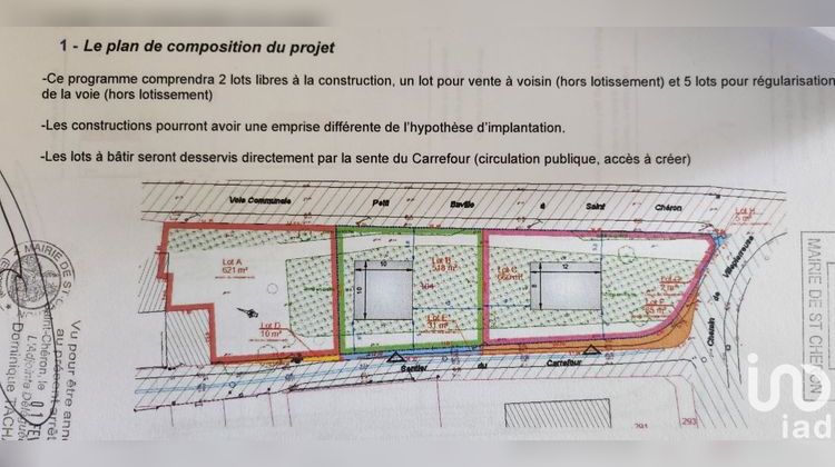 Ma-Cabane - Vente Terrain Saint-Chéron, 518 m²