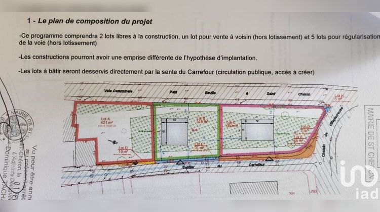 Ma-Cabane - Vente Terrain Saint-Chéron, 660 m²