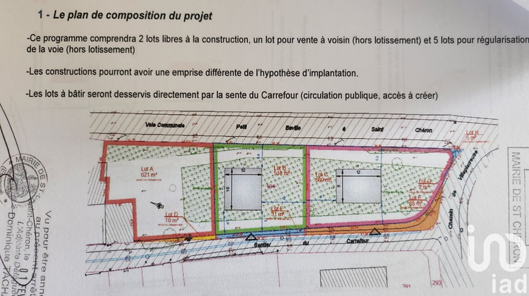 Ma-Cabane - Vente Terrain Saint-Chéron, 660 m²