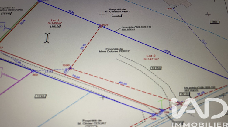 Ma-Cabane - Vente Terrain Saint-Cybranet, 1430 m²