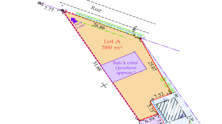 Ma-Cabane - Vente Terrain Saint-Dolay, 589 m²
