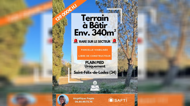 Ma-Cabane - Vente Terrain Saint-Felix-de-Lodez, 340 m²