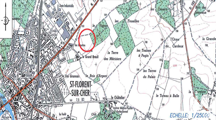 Ma-Cabane - Vente Terrain Saint-Florent-sur-Cher, 874 m²